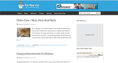 Desktop Screenshot of 4yourcatshealth.com